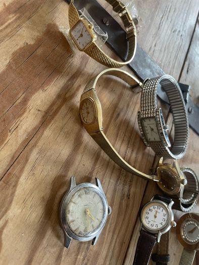 Vintage Watches And Bracelets Sold Together
