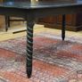 19th-century Anglo-Ceylonese solid ebony dining suite Image 4