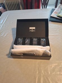 Set of 4 John Rocha Waterford Crystal Napkin Rings