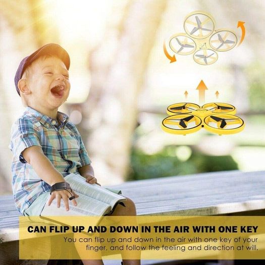 Brand New FIREFLY Smartwatch Intelligent 4-axis Aircraft  Drone Yellow.