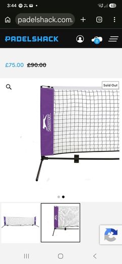 Slazenger tennis/padel net.