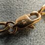 Adorato 24k Gold Cross and Figaro Chain 22 inch Image 3