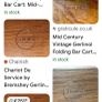 Vintage GERLINOL Folding Bar Cart Image 7