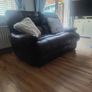leather 3 seater and 2 seater Image 2