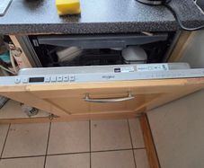 Whirlpool integrated dishwasher