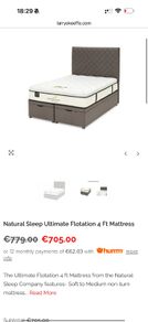 Bed with Mattress