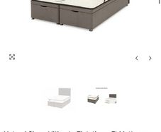 bed with mattress