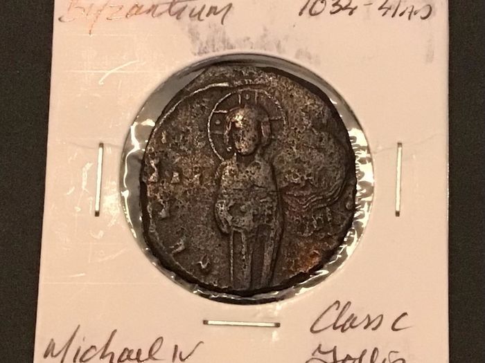 Byzantine Empire Emperor Michael IV 1034 - 1048 AD Class C Follis