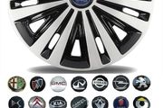 4x 3D 56mm 65mm Stickers for 60mm Car Caps Alloy Wheel Center Hub Cap Badge Stickers for Audi BMW MINI Citroen Chevy Fiat Ford Dodge GMC Honda Hyundai Mazda Mercedes Mitsubishi Nissan Land Rover Opel Peugeot Skoda Toyota Volvo VW KIA