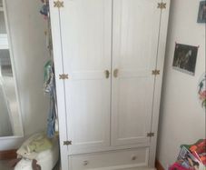 Solid wood wardrobe
