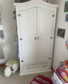 Solid wood wardrobe