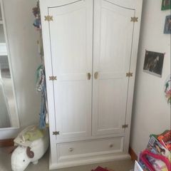 Solid wood wardrobe