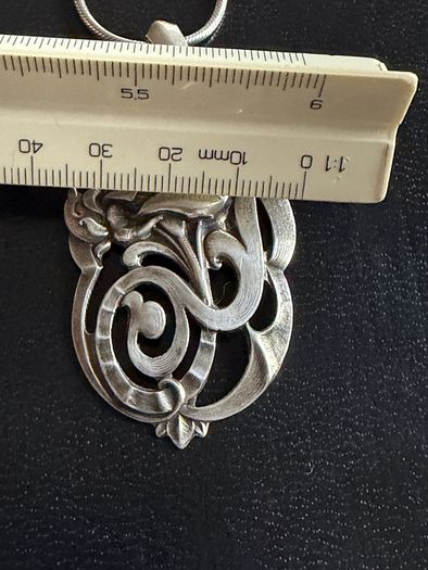 silver necklace