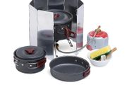Ultralight Outdoor 8 Plates Foldable Wind Shield Camping Stoves Windshield Foldable Gas Cookers Wind Deflectors Stove