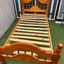 2 x Matching Solid Single Wooden Bed Frames - Can Deliver Image 2