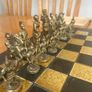 Pewter chess set Image 2