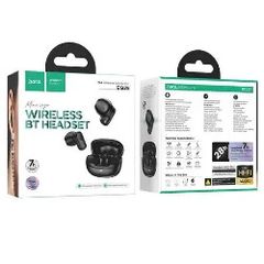 Hoco EQ25 Unimpeded Mini True Wireless BT Headset Black