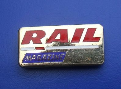 Rail Magazine (bi-weekly magazine) - promotional badge (late 1980's)