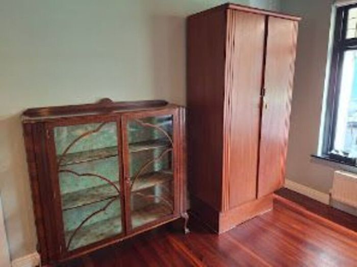 Table and 2 x Tall Cabinets bundle