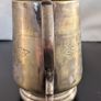 Late Victorian Vintage EPN Tankard 1880 to 1900 Engraved Floral Silver Plate Mug Image 4
