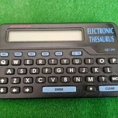 Vintage Franklin Electronic Thesaurus  QC-20