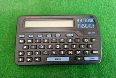 Vintage Franklin Electronic Thesaurus  QC-20