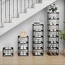 6 Tier Narrow Shoe Rack Storage Stand Slim Space Stackable - Brand New Sealed Image 2