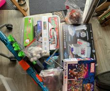 Toys, jigsaws, games