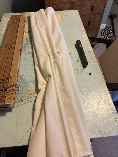 blind and curtain
