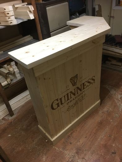 Corner Home Bar Timber Bar Counter