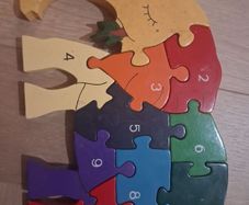 alphabet Jigsaw Elephant