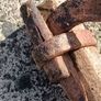 Very Early 20th Century 42" Blade Scythe..6 foot Handle Image 5