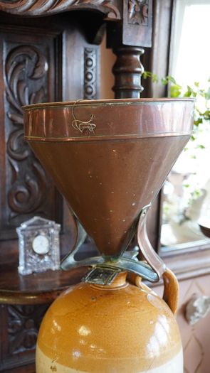 Victorian Copper & Brass Cider Funnel