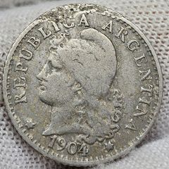 Argentina 1904 5 Centavos Mint Error Planchet