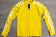 Adidas Squadra yellow track jacket - XS