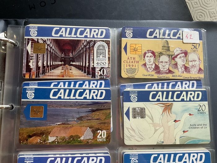 1990's Siemens, SDS, Trinity, Rose of Tralee, City of culture call cards from 1 euro