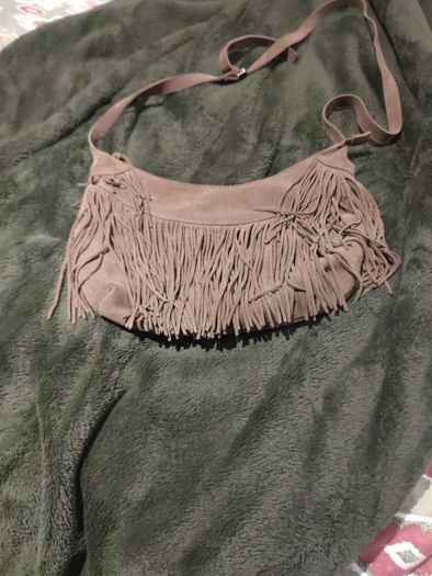 suede fringe bag