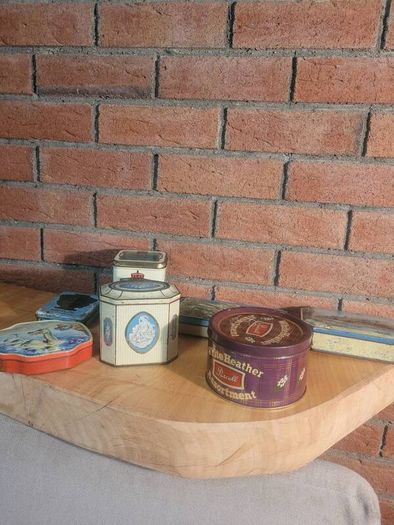 antique/ vintage  tin box's