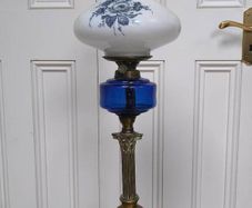Victorian oil lamp