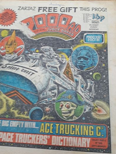 2000AD progs in the 200s.