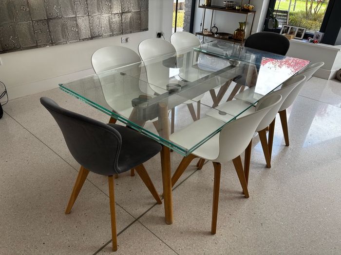 Boconcept Monza Glass Extendable Dining Table