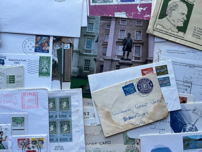 Irish FDC Envelopes Postcards Photos bundle Lot