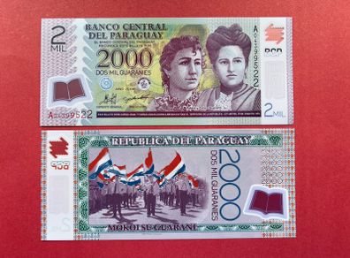 Paraguay  2000. Guaranies  2004.polymer / Plastic. Pick  228a  (  )