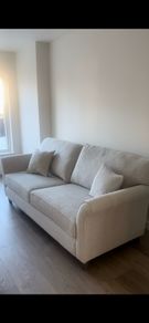 4 seater couch and footstool