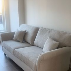 4 seater couch and footstool