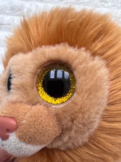 Ty Beanie Boo Lion Louie Plush Soft approx. 15 cm. Used Please see photos