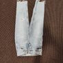 Pull&Bear Light Blue Denim Distressed Cut Style Image 8