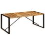 Dining Table 200x100x75 cm Solid Mango Wood Image 8