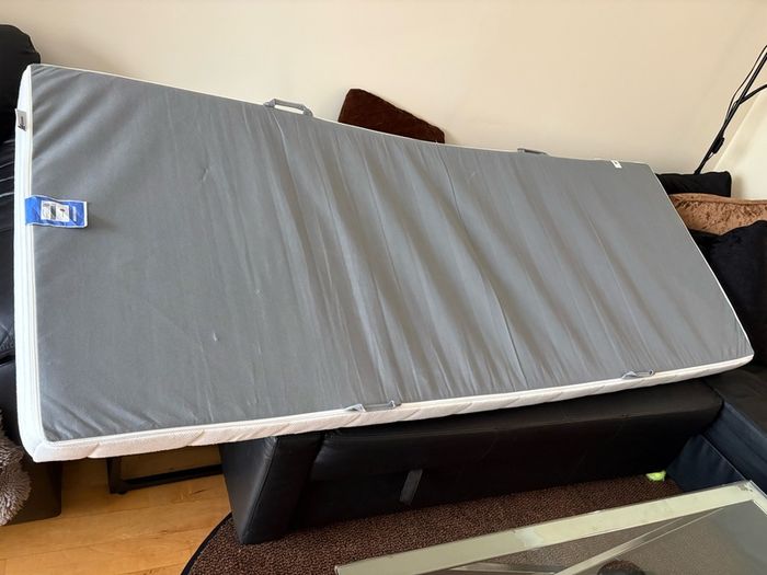 IKEA ASVANG Foam mattress, firm/white, 80x200cm