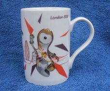 2012 SUMMER OLYMPICS (30th Olympiad) - an official merchandise mug featuring mascot Wenlock